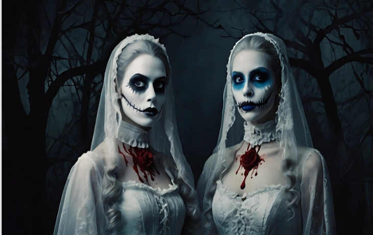 The Corpse Bride Halloween Makeup